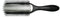 Denman Borstel Classic Styling D3N - Zwart-Grijs
