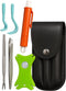 Nuvance Tekentang Set 6 in 1 - Tekenpen - Tekenpincet - Tekenkaart - Tekenverwijderaar - Tekenhaak voor Hond Kat & Mens