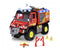 Dickie Unimog U530 - Brandweerwagen - trekhaak en waterpistool met afstandsbediening - Rood