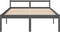 vidaXL - Seniorenbed - massief - grenenhout - grijs - 150x200 - cm