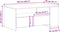 vidaXL - Salontafel - - - Artisan - Eiken - - - 102x55x43,5 - cm - - - Gemaakt - van - Verwerkt - Hout