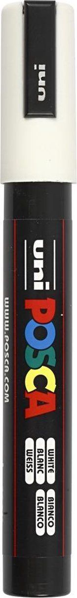uni-ball Paint Marker op waterbasis Posca PC-5M wit