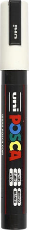 uni-ball Paint Marker op waterbasis Posca PC-5M wit