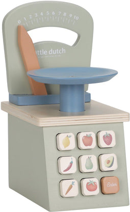 Little Dutch Weegschaal - Houten speelweegschaal - Groen