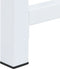 vidaXL - Dubbele - wasmachine - sokkel - met - uittrekbare - planken - wit