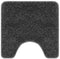 vidaXL - U-Vormige - Badmat - Donkergrijs - 50x50 - cm - Polypropyleen - Antislip