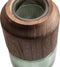 WOOOD Celeste Exclusive Vaas - Glas/Hout - Blauw/Groen - 28x16x16