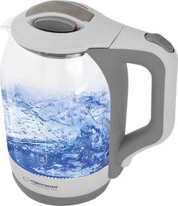 Esperanza EKK025W Waterkoker 1,7 l Wit, Multi kleuren 1500 W