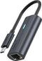 Rapoo USB-C Adapter, USB-C naar Gigabit LAN, grijs