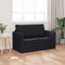 vidaXL - Vloersofa - Bed - 2-in-1 - Zwart - 124x71x78 - cm - Kunstleer