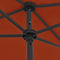 vidaXL - Strandparasol - 180x120 - cm - terracottakleurig