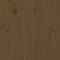 vidaXL - Hoofdbord - 138,5x3x81 - cm - massief - grenenhout - honingbruin