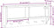 vidaXL - Wandkapstok - SANDNES - 87x12x35 - cm - massief - grenenhout