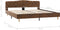 vidaXL - Bedframe - kunstsuède - bruin - 180x200 - cm