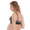 MAGIC Bodyfashion Mama Nursing Bra Lace - Beugelloze beha - Uitneembare pads - Zwart/Grijs