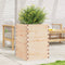 vidaXL - Plantenbak - 50x50x68,5 - cm - massief - grenenhout