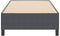 vidaXL - Bedframe - Donkergrijs - 100x200 - cm - Corduroy - Stof