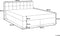 ADMIRAL - Boxspringbed - Zwart - 160 x 200 cm - Polyester