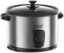 Russell Hobbs 19750-56 - Rijstkoker - 10 koppen - RVS zwart
