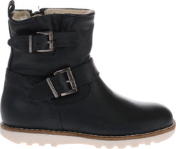 Pinocchio P2124 - Enkellaarzen - Rits- en gespsluiting - Blauw