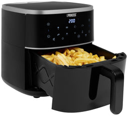 Princess 182238 - Digitale Airfryer 4L - Inclusief in hoogte verstelbaar grillrack - Zwart