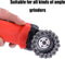 4Pcs Rotary Twisted Knoop Platte Cup Staaldraad Wiel Borstel Voor Haakse Slijper Roest Verf Verwijderen Stalen Borstel