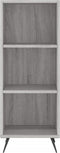vidaXL - Schappenkast - 34,5x32,5x90 - cm - bewerkt - hout - grijs - sonoma - eiken