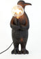 Light & Living Tafellamp Penguin - Zwart - 21x17x41cm - Modern