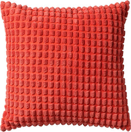 Dutch Decor ROME - Kussenhoes 45x45 cm - 100% polyester - effen kleur - Coral - koraalroze - met rits