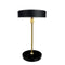 MOONLIGHT - LED tafellamp - oplaadbaar - zwart messing marmer