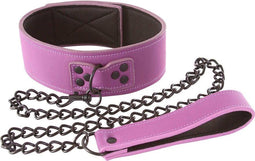 NSNovelties LUST Halsband Met Riem - Paars