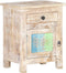 vidaXL - Nachtkastje - 40x30x50 - cm - ruw - acaciahout