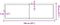 vidaXL - Wandschap - 160x50x(2-6) - cm - onbehandeld - massief - eikenhout