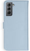 Selencia Galaxy S21 Plus - Echt Lederen Bookcase - 3 Pashouders - Lichtblauw