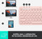 Logitech K380 - Multi-Device Bluetooth-toetsenbord voor Mac - Compact en lichtgewicht - Roze