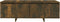 vidaXL - Tv-meubel - 120x30x40,5 - cm - bewerkt - hout - gerookt - eikenkleurig
