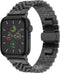 Selencia Jubilee stalen bandje - Geschikt voor Apple Watch 1, 2, 3, 4, 5, 6, 7, 8, 9, 10 (42 mm), SE - 38/40/41 mm - Zwart - One Size