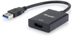 Equip 133385 - USB 3.0 naar HDMI adapter - 1920 x 1080 Pixels - Zwart