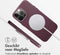 Accezz iPhone 15 Pro Max - Back Cover - MagSafe Leather - Heath Purple