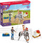 schleich HORSE CLUB Speelfigurenset - Mia's Springset - Kinderspeelgoed voor Jongens en Meisjes - 5 tot 12 jaar - 18 Onderdelen - 42443