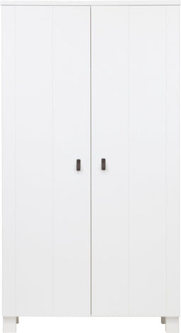 WOOOD Ties Kast - Grenen - Wit - 202x111x55