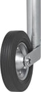 ProPlus Opklapbaar neuswiel voor aanhanger - metalen velg - rubberband 200 x 50 mm - Ø 48 mm