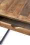 Riviera Maison Bureau Met Lades - Shelter Island Office Desk - Zwart
