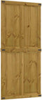 vidaXL - Schuifdeur - CORONA - 100x210 - cm - massief - grenenhout