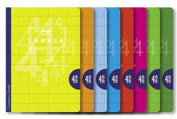 Notitieboekje Lamela 4X4 4MM 50 Lakens 10 Stuks Roosterbladen A4 Multicolour (10 Onderdelen)