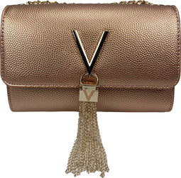 Valentino Bags Divina - Schoudertas - Franje sluiting - Roze goud/Oro Rosa
