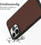 Accezz iPhone 14 Pro Max - Premium Leather Card Slot Backcover - Echt Nappa leer - Bruin