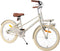 AMIGO Urban Meisjesfiets 18 Inch - Kinderfiets 27 cm - Lichtgewicht Aluminium - Met Terugtraprem en V-Brake - Zandkleurig