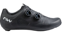 Northwave Revolution - Wielrenschoenen - Carbon zool - Zwart/Wit Heren 42