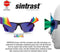 SINNER BOREAS - Skibril - Inclusief extra lens - Matte navy blue